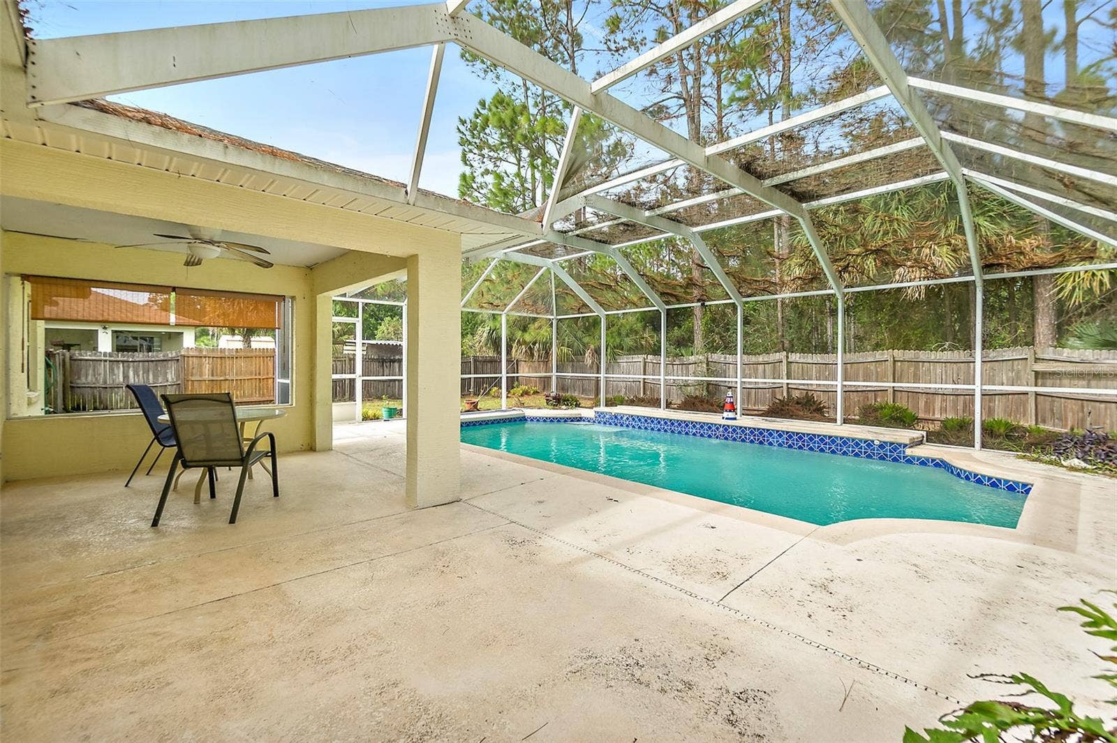 16 SLUMBER MEADOW TRAIL, Palm Coast, FL 32164 Lanai and Pool