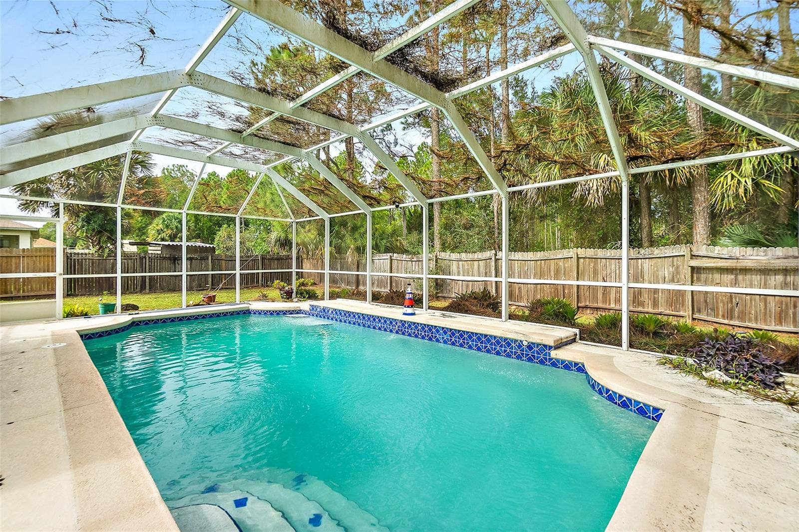 16 SLUMBER MEADOW TRAIL, Palm Coast, FL 32164 Lanai and Pool