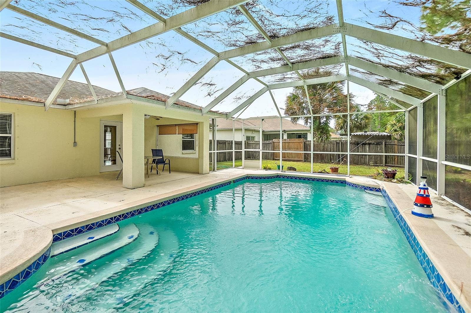 16 SLUMBER MEADOW TRAIL, Palm Coast, FL 32164 Lanai and Pool