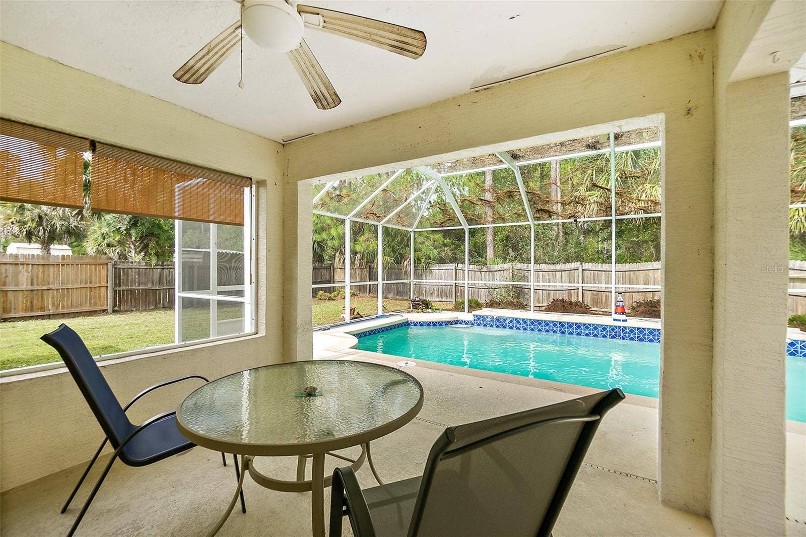 16 SLUMBER MEADOW TRAIL, Palm Coast, FL 32164 Lanai and Pool