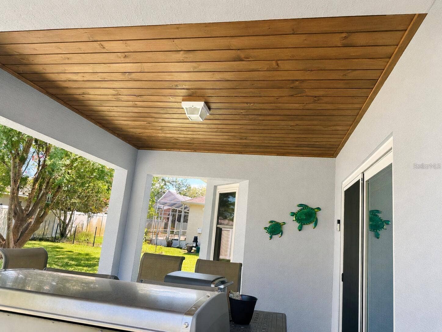 14 LAMOYNE LANE, Palm Coast, FL 32137 custom cedar ceiling back patio