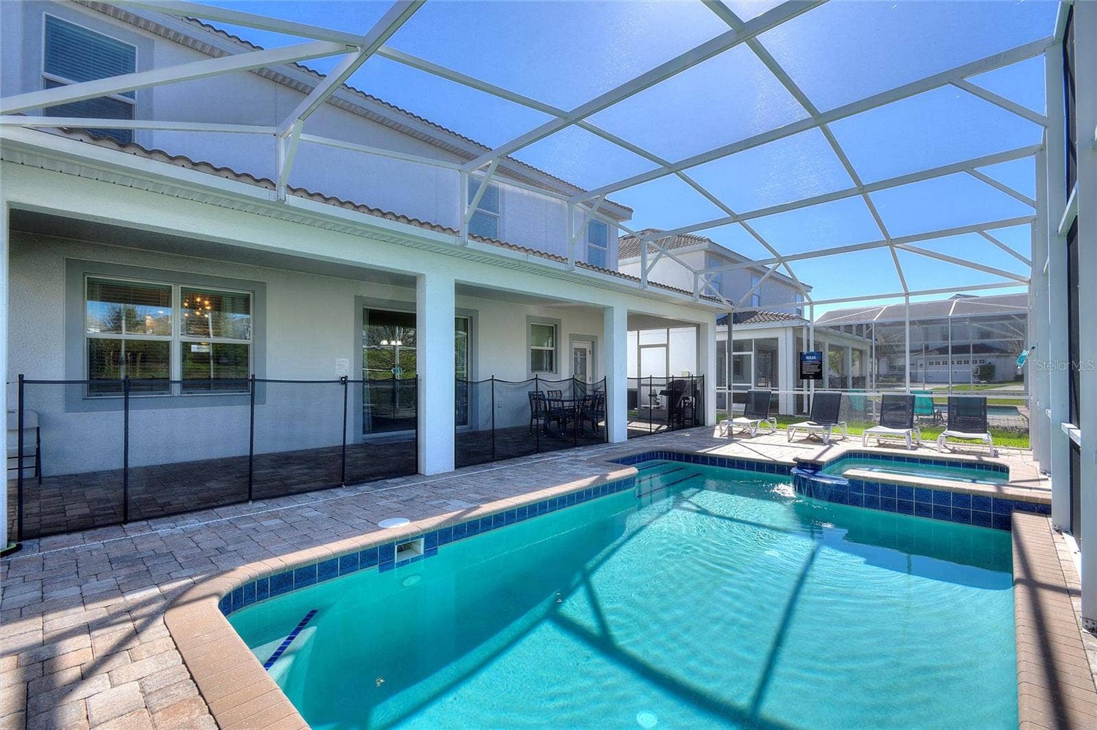 1524 FLANGE DRIVE, Davenport, FL 33896 Full pool and spa view