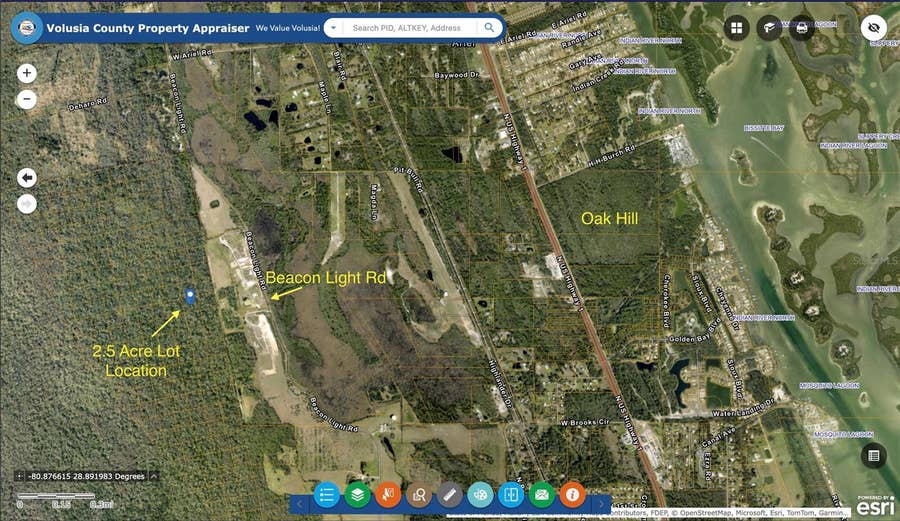 Property photo for UNIMPROVED, Oak Hill, FL