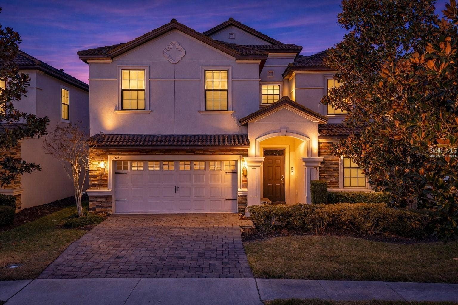 1424 WEXFORD WAY, Davenport, FL 33896 Twilight Virtually Staged