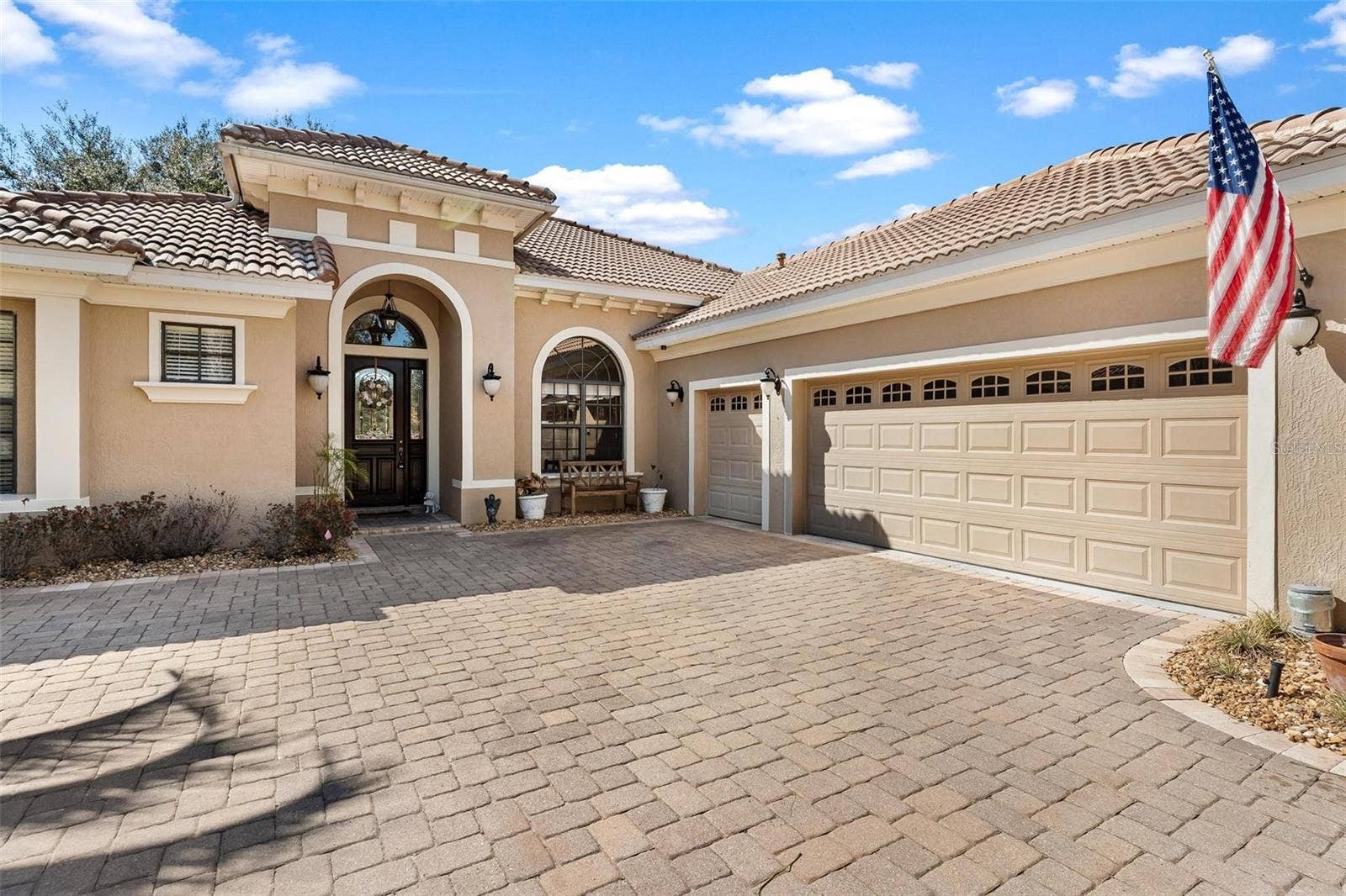Oversized 2 car plus Golf Cart Garage!