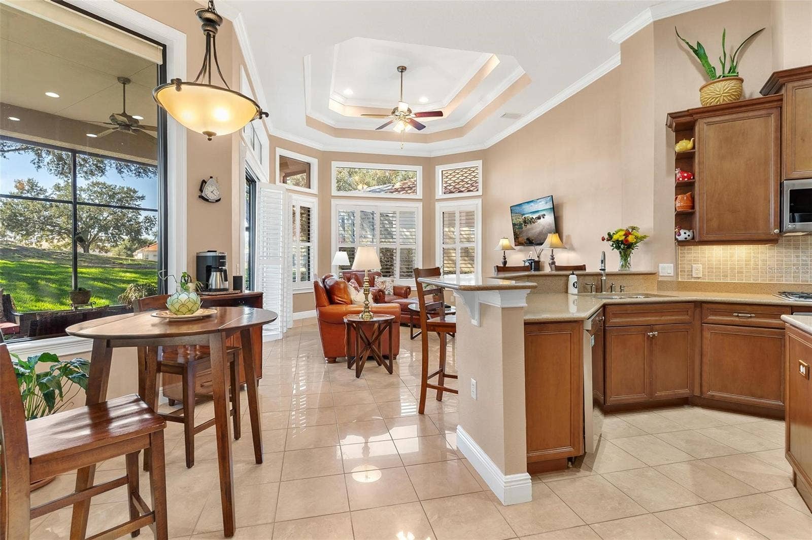 Spacious Kitchen/ Breakfast area and Family Room combo...