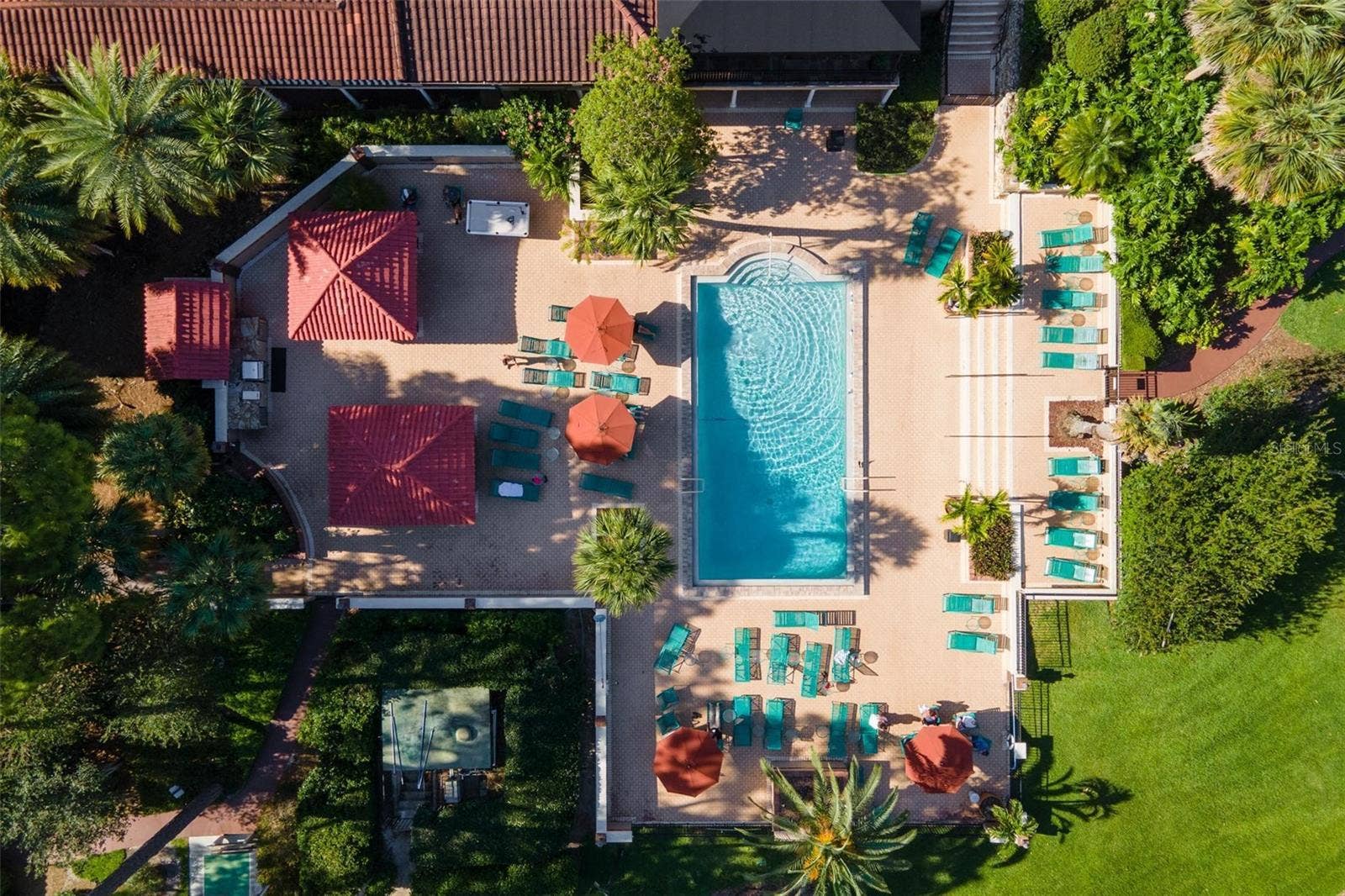 Ariel of Community Pool Area