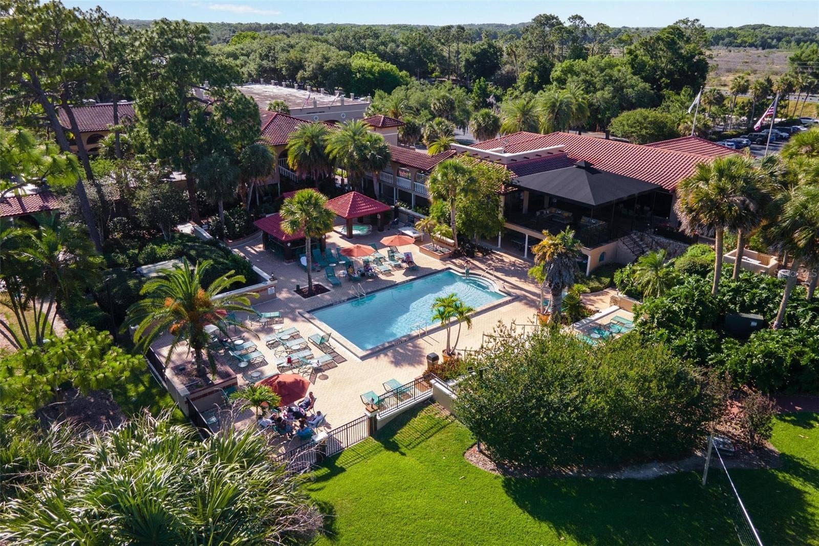 Ariel of Community Pool Area