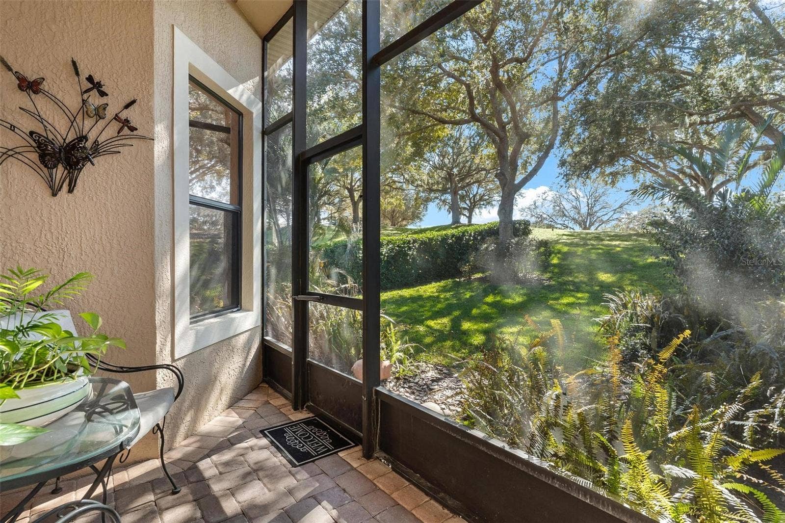 Additional second screen porch for outdoor relaxation...