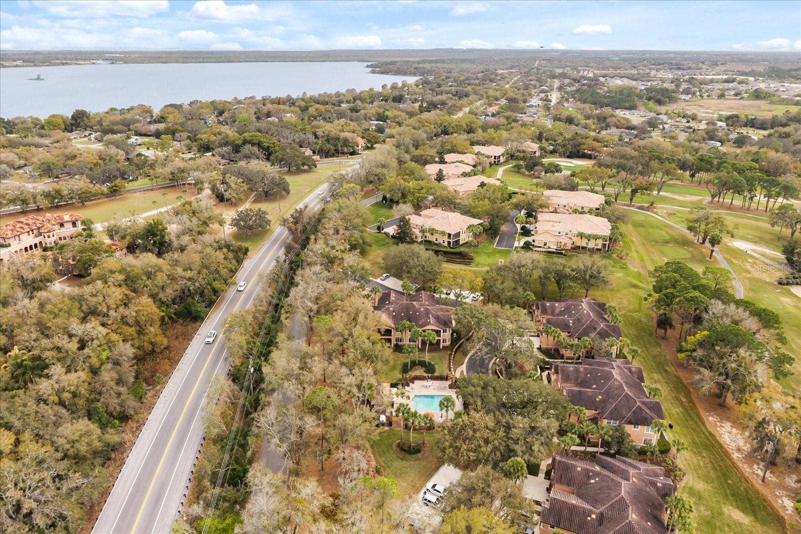 102 CAMINO REAL BOULEVARD, #102, Howey In The Hills, FL 34737 Aerial View