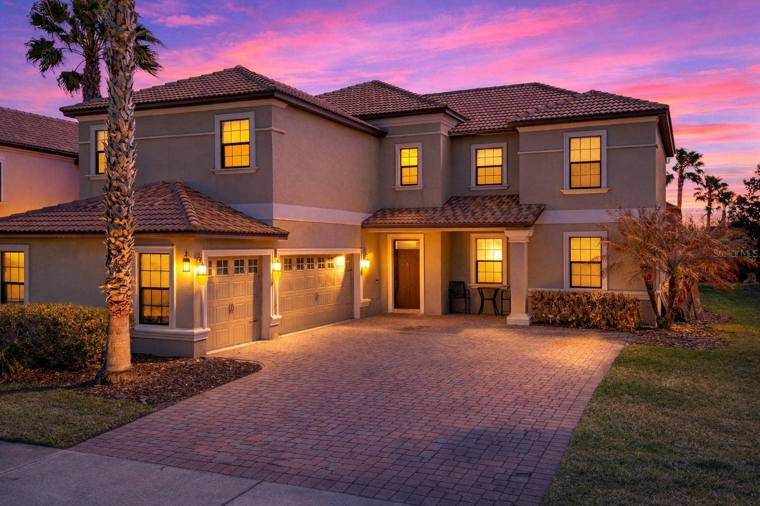 1303 SEA PINES WAY, Davenport, FL 33896 Twilight Exterior