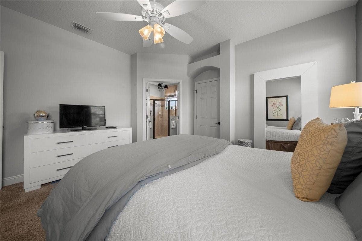 1606 SNELLING AVENUE, The Villages, FL 32162 Primary Bedroom Ceiling Fan