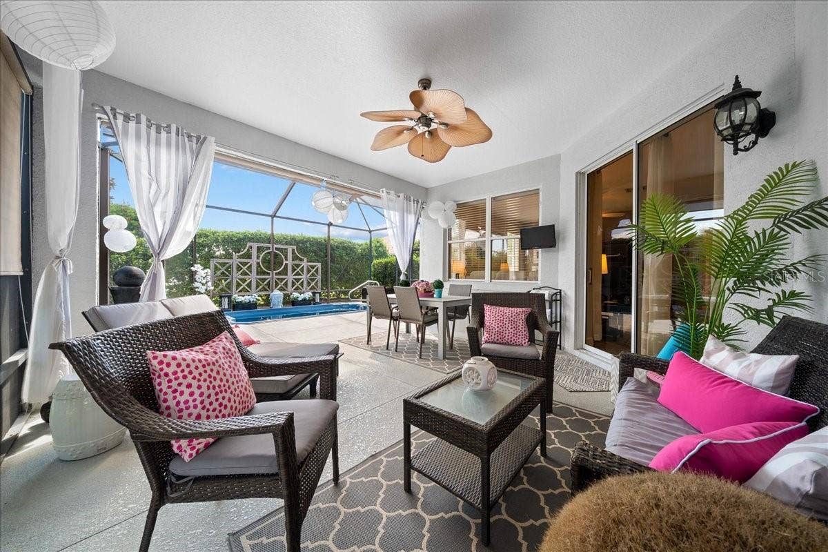1606 SNELLING AVENUE, The Villages, FL 32162 Lanai Features Privacy Blinds