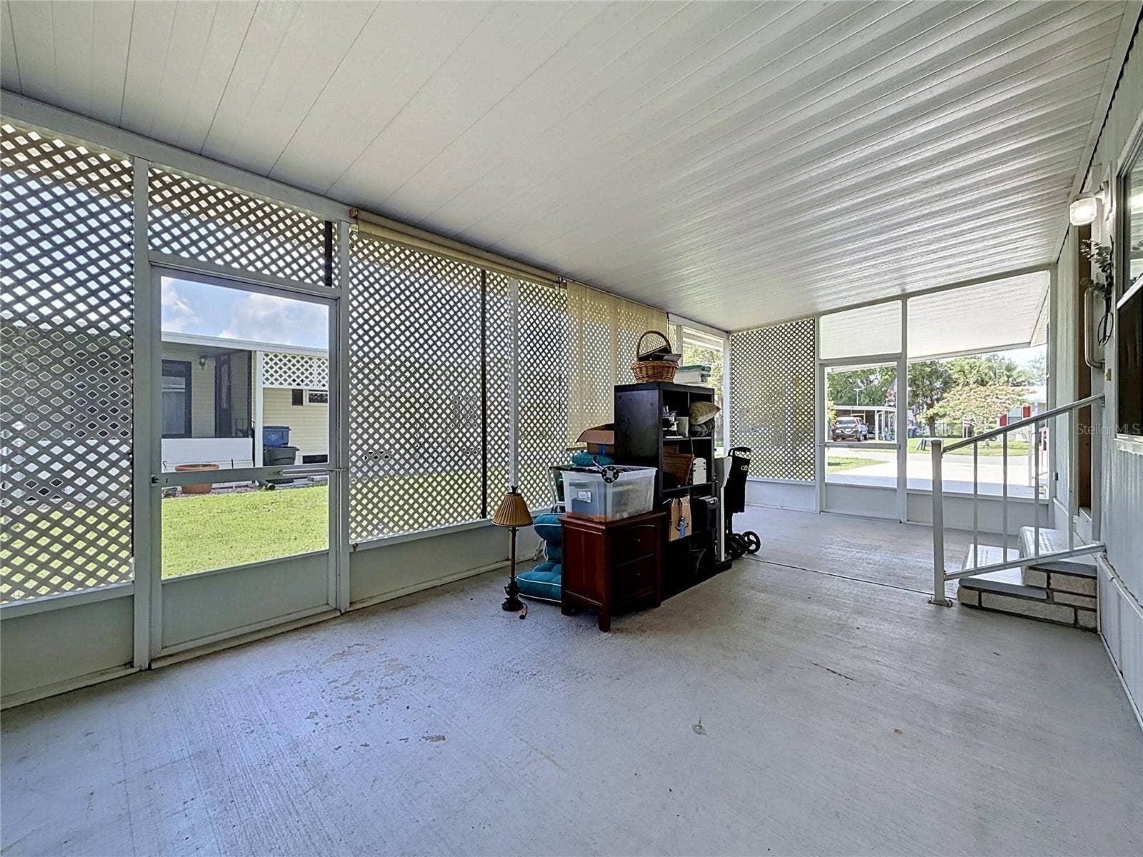 Screened in Room