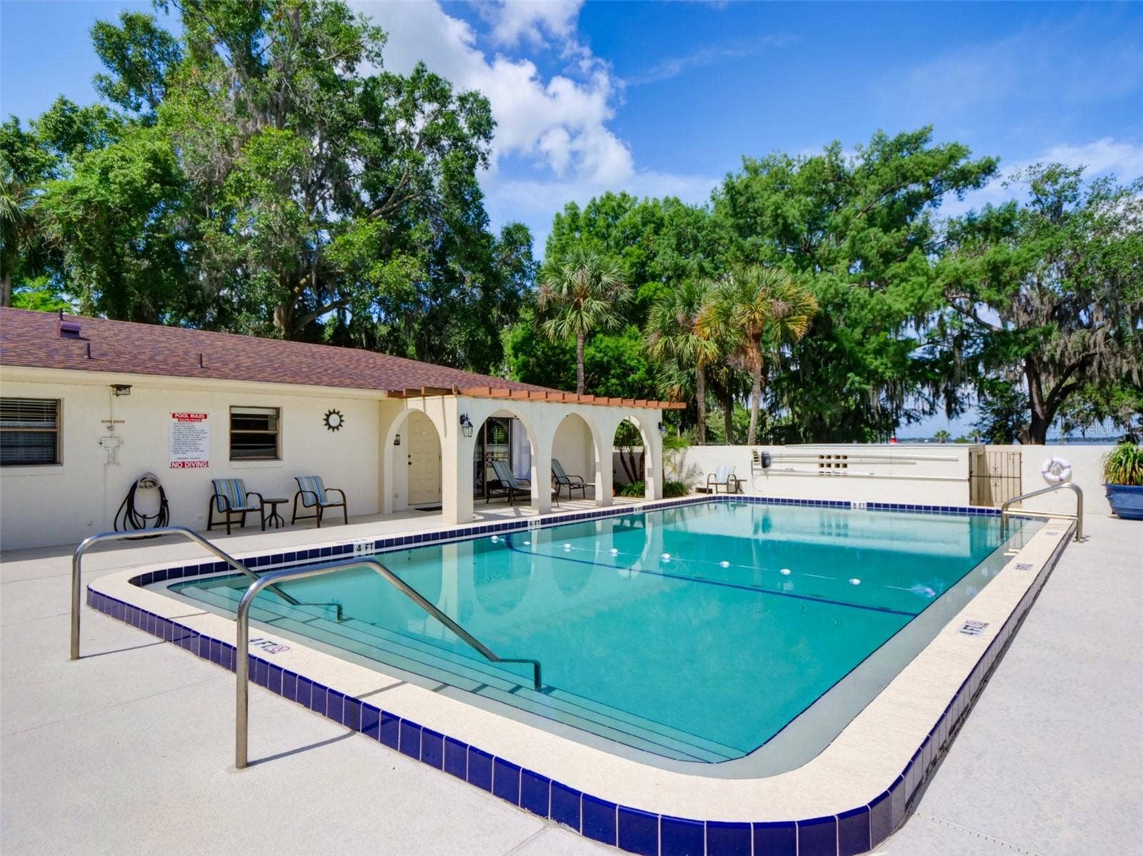 100 S TREMAIN STREET, #G2, Mount Dora, FL 32757 Community Pool Overlooking Lake Dora