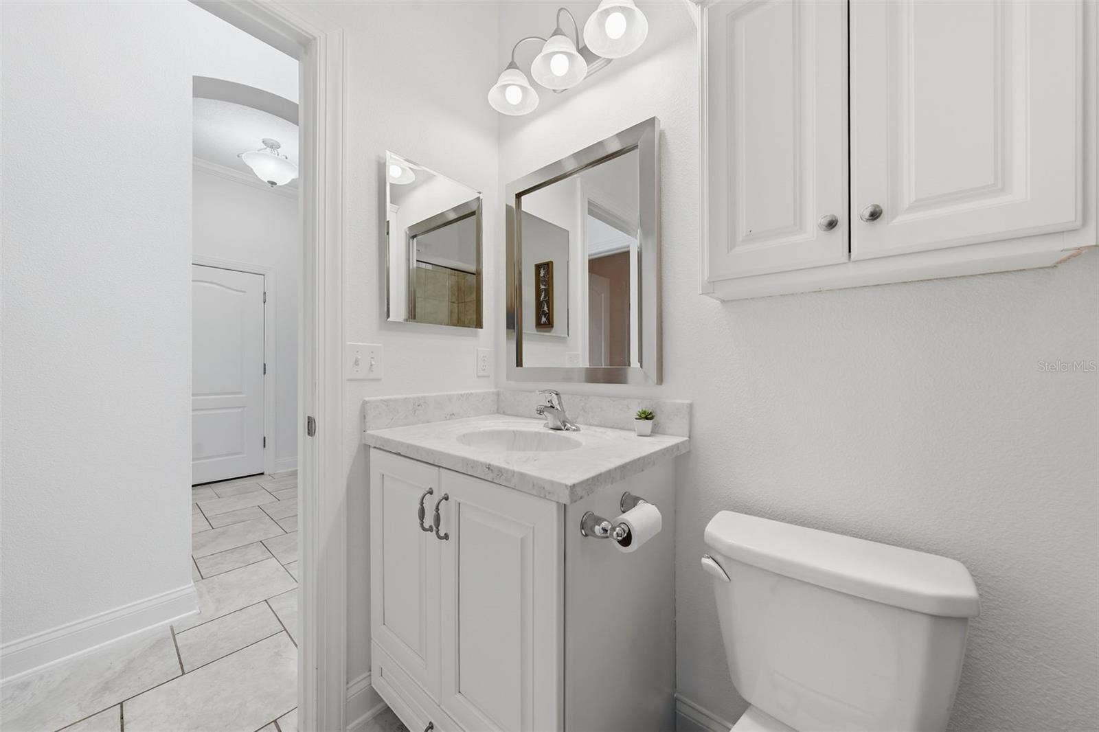 16716 ABBEY HILL COURT, Clermont, FL 34711 Bathroom 3 features tiled walk-in shower