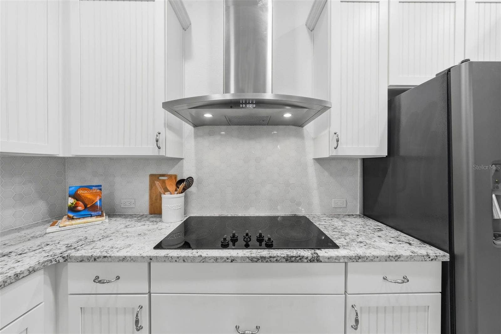 16716 ABBEY HILL COURT, Clermont, FL 34711 Glass cooktop with stainless steel hood