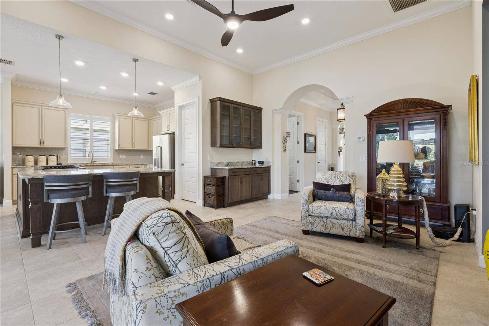 9219 SAN JOSE BOULEVARD, Howey In The Hills, FL 34737 Stunning arch way to living area.
