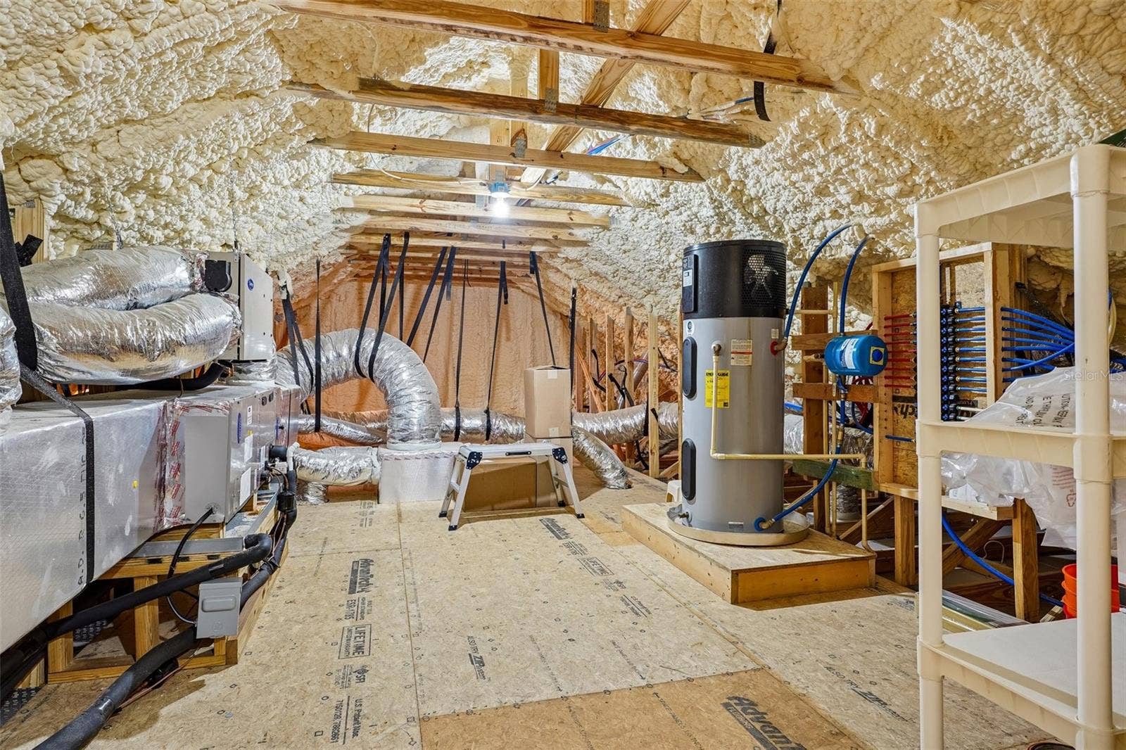 1212 FIESTA KEY CIRCLE, Lady Lake, FL 32159 Spray Foam-Insulated Attic