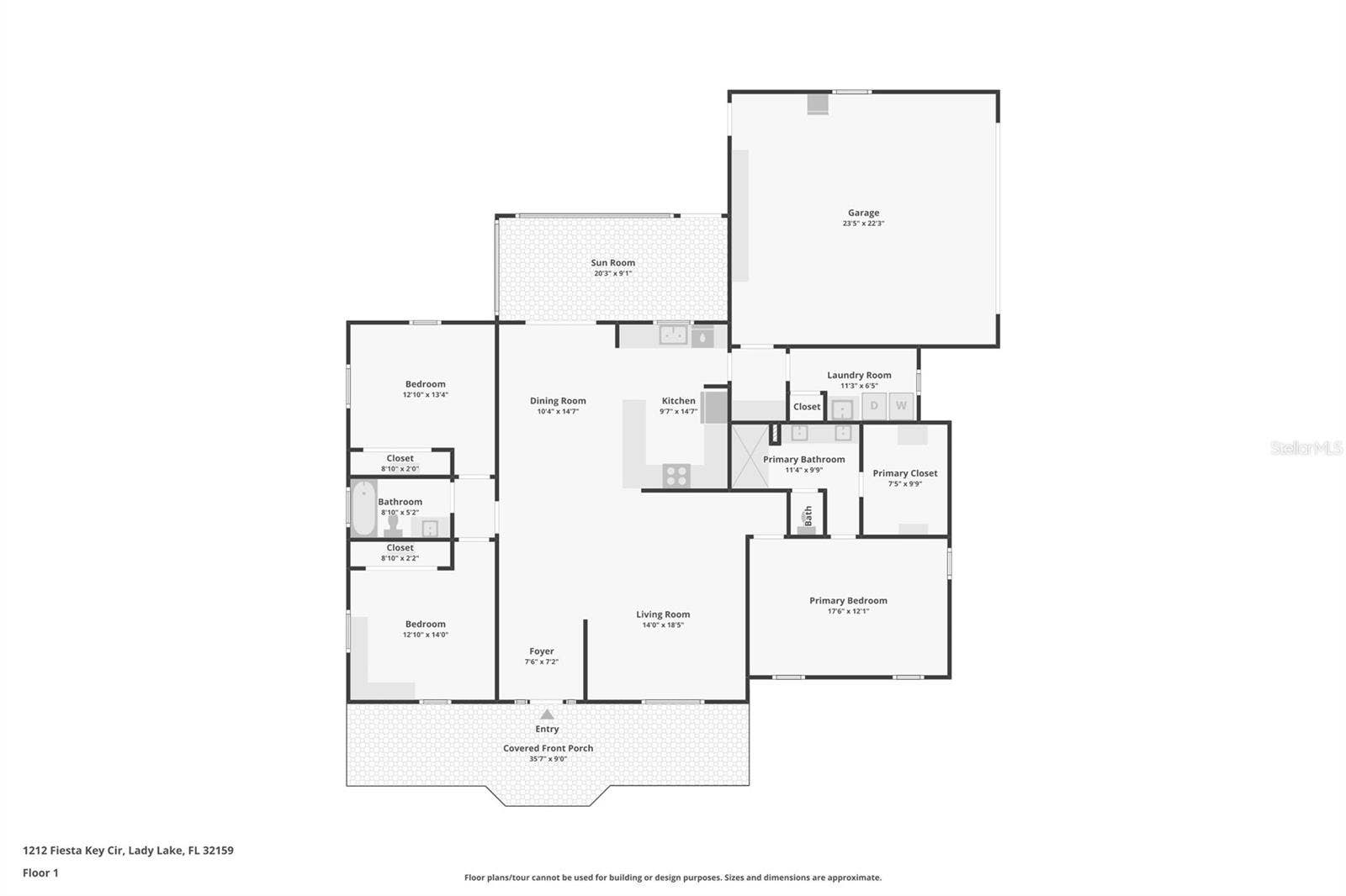 1212 FIESTA KEY CIRCLE, Lady Lake, FL 32159 Floorplan