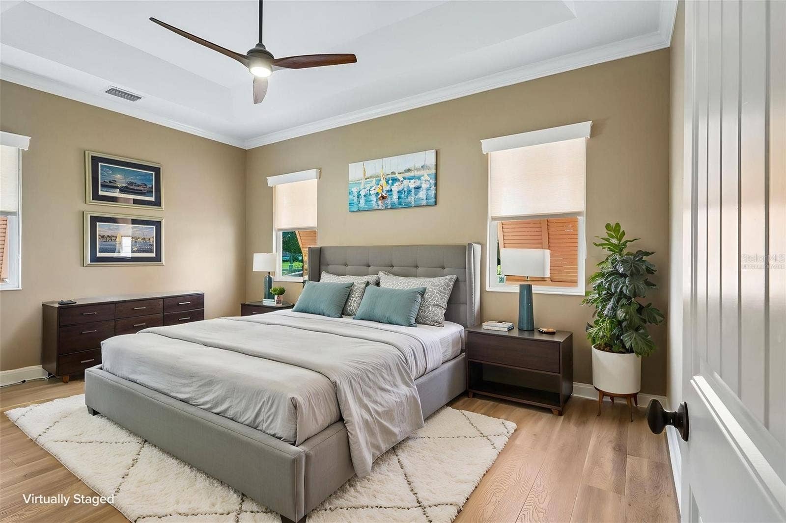 1212 FIESTA KEY CIRCLE, Lady Lake, FL 32159 Primary Bedroom - Virtually Staged
