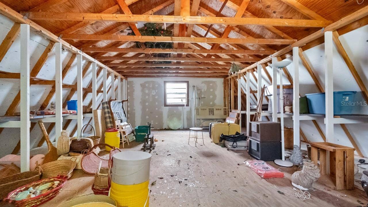127 E LAUREL AVENUE, Howey In The Hills, FL 34737 Floored Attic