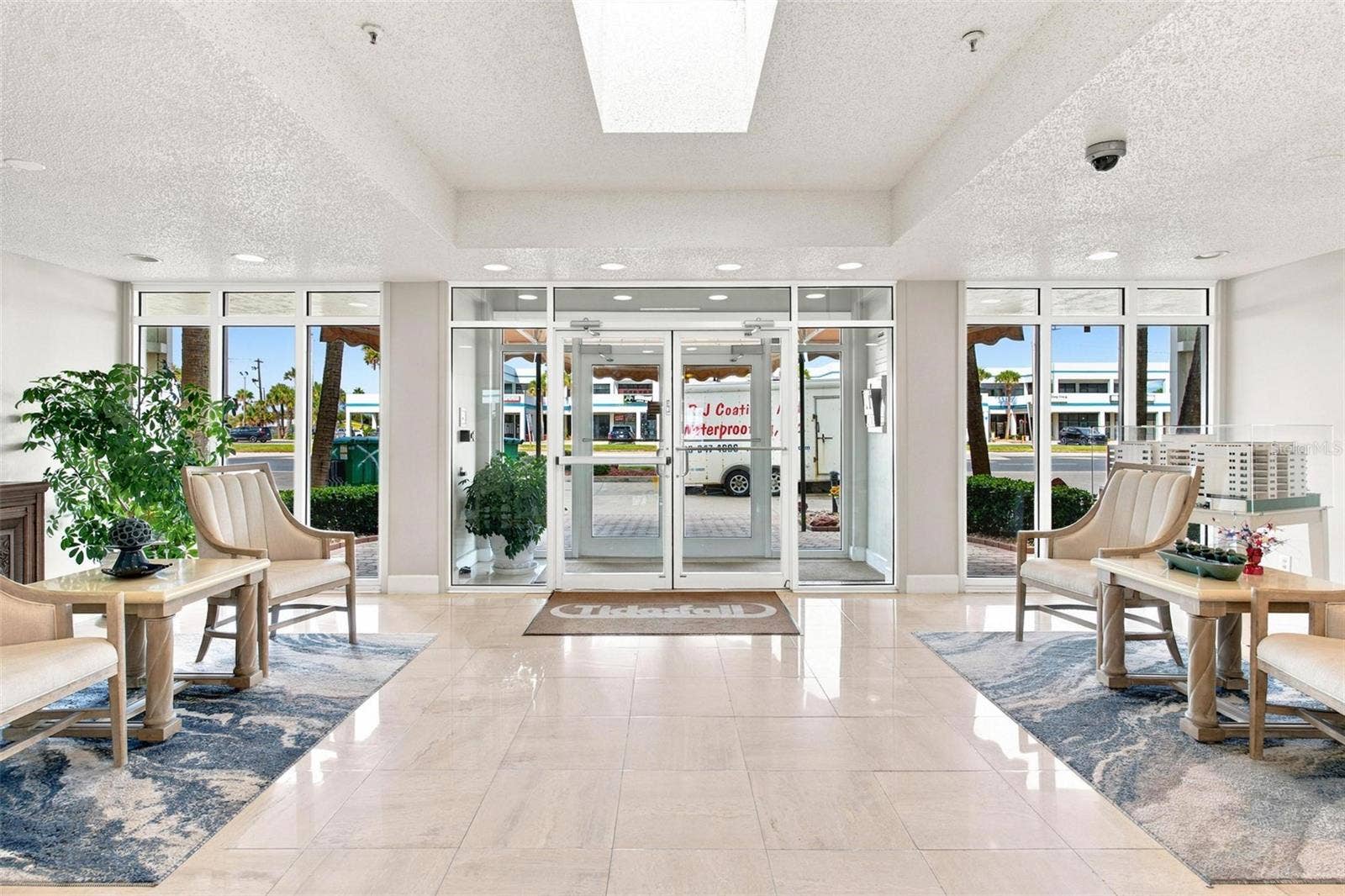 395 S ATLANTIC AVENUE, #402, Ormond Beach, FL 32176 Community Entry/Foyer. Secured access throughout the building with elevator access.