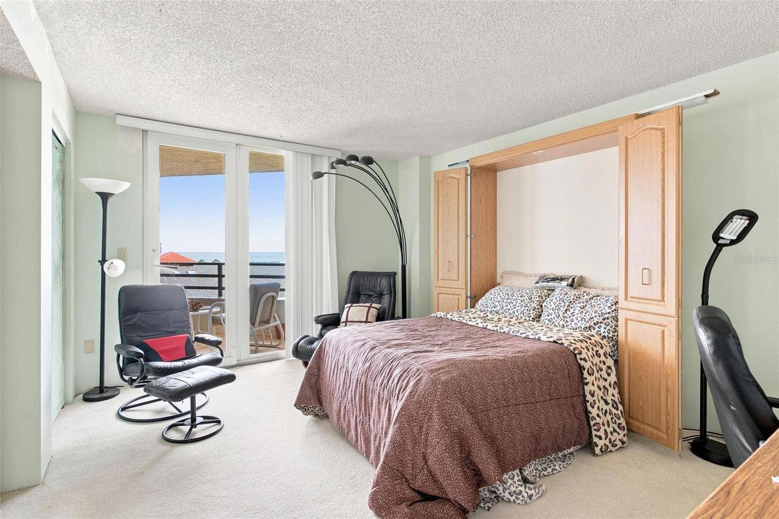 395 S ATLANTIC AVENUE, #402, Ormond Beach, FL 32176 Guest bedroom features a murphy bed that makes it perfect for a office, hobby room, and more