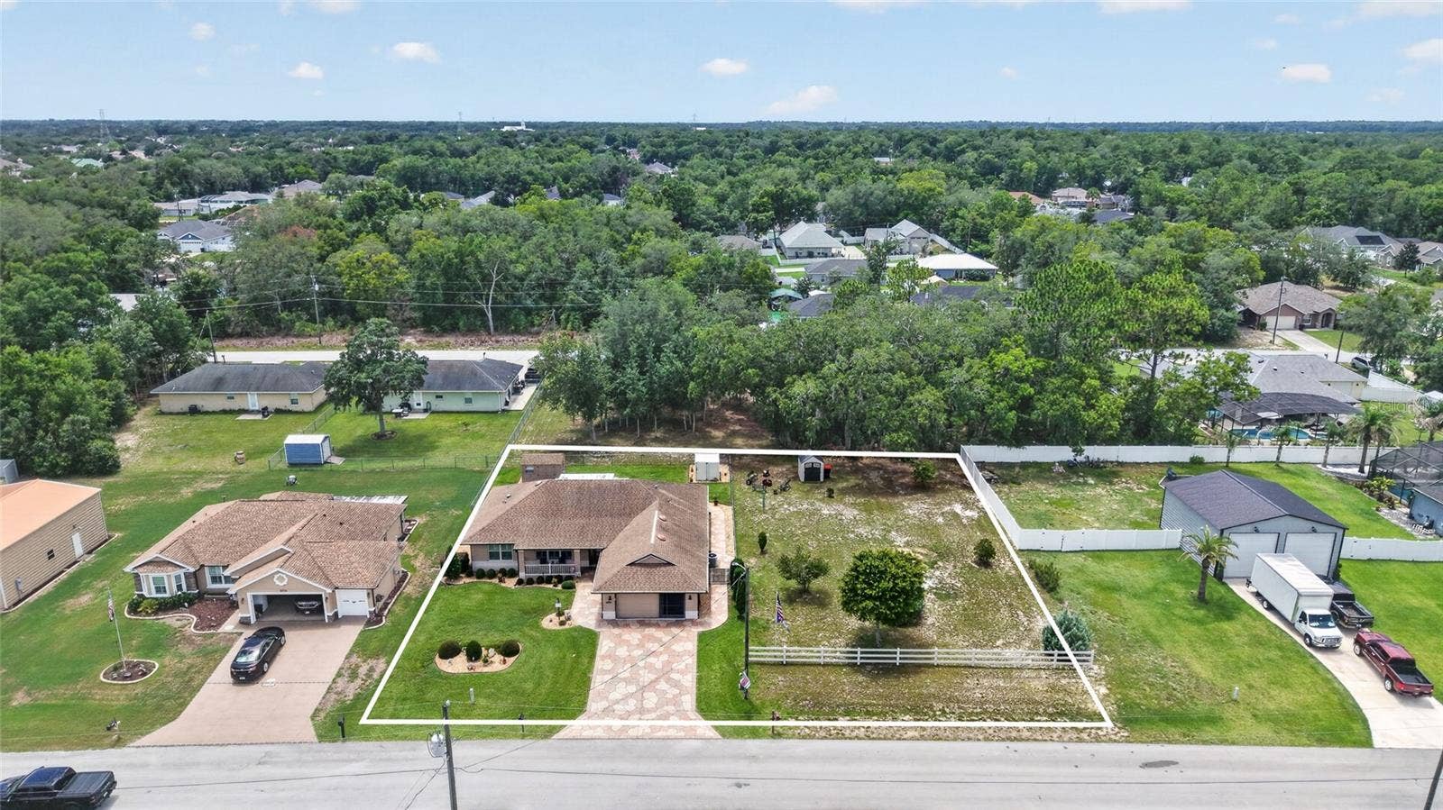 16364 SE 89TH TERRACE, Summerfield, FL 34491 Aerial View of Front
