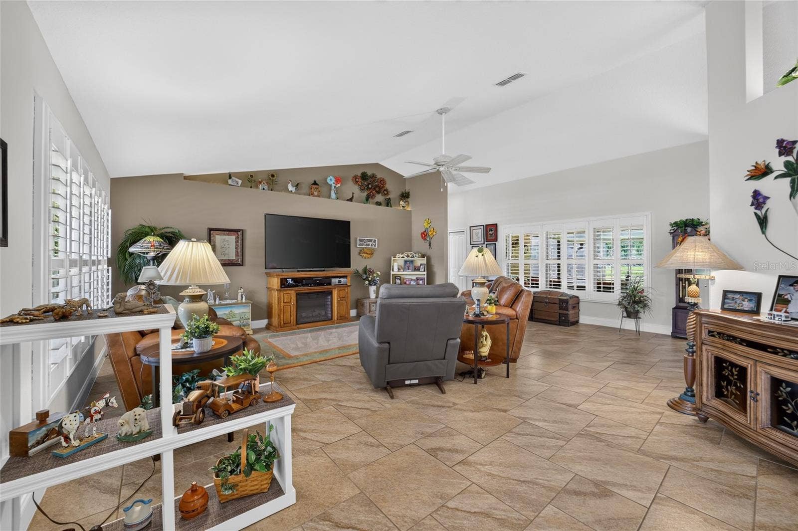 16364 SE 89TH TERRACE, Summerfield, FL 34491 Living room from front door facing left