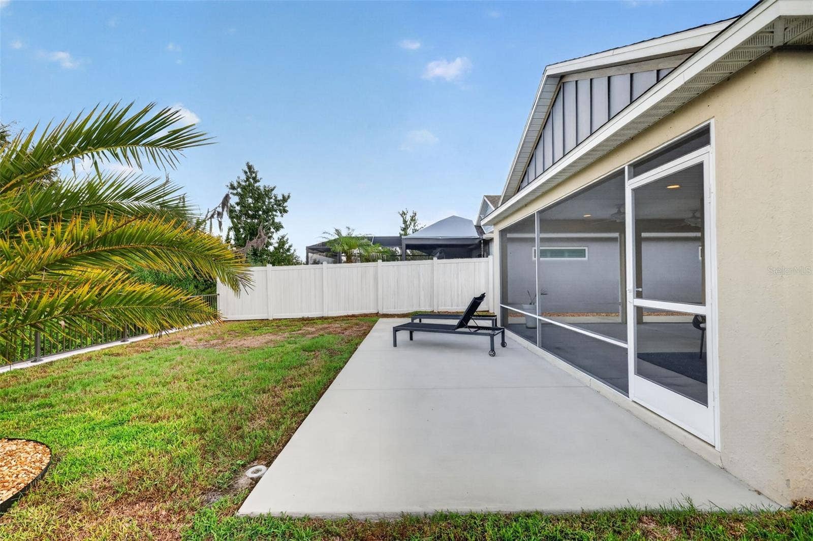 4686 HILES PLACE, The Villages, FL 32163 Rear Patio with Peaceful Preserve Views!