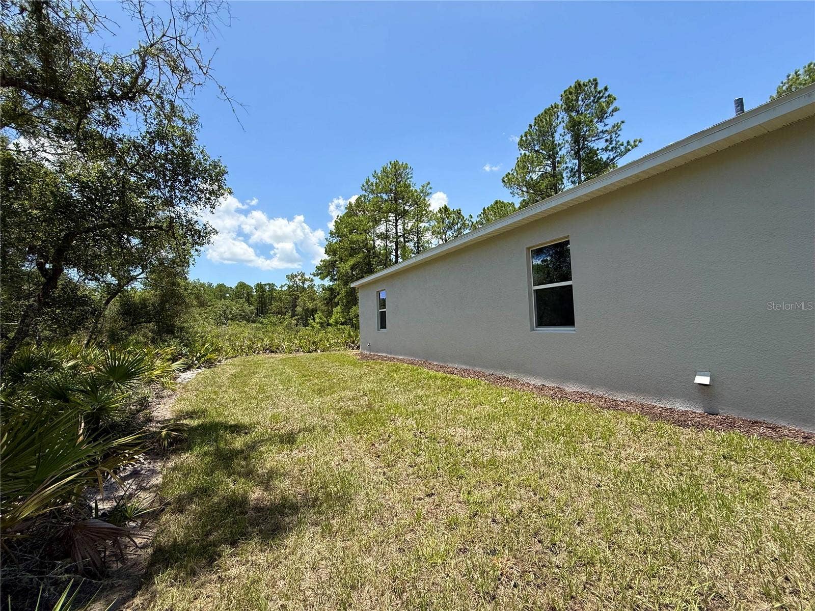 Left side of home