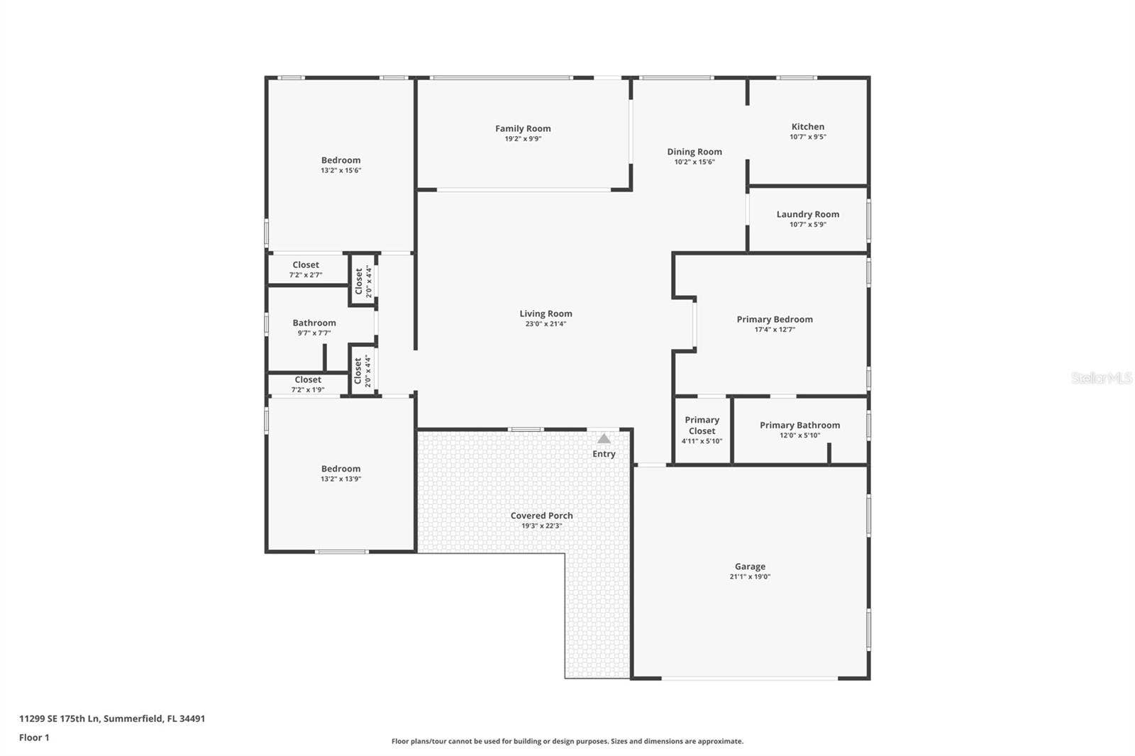 11299 SE 175TH LANE, Summerfield, FL 34491 Floor Plan