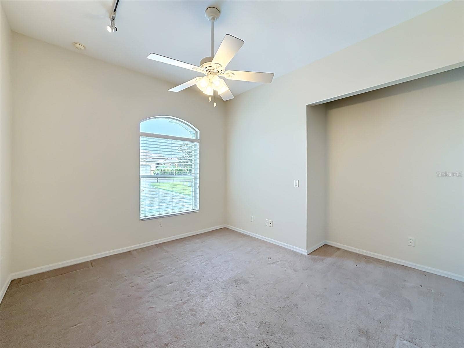 Bedroom 3 with built in closet space.