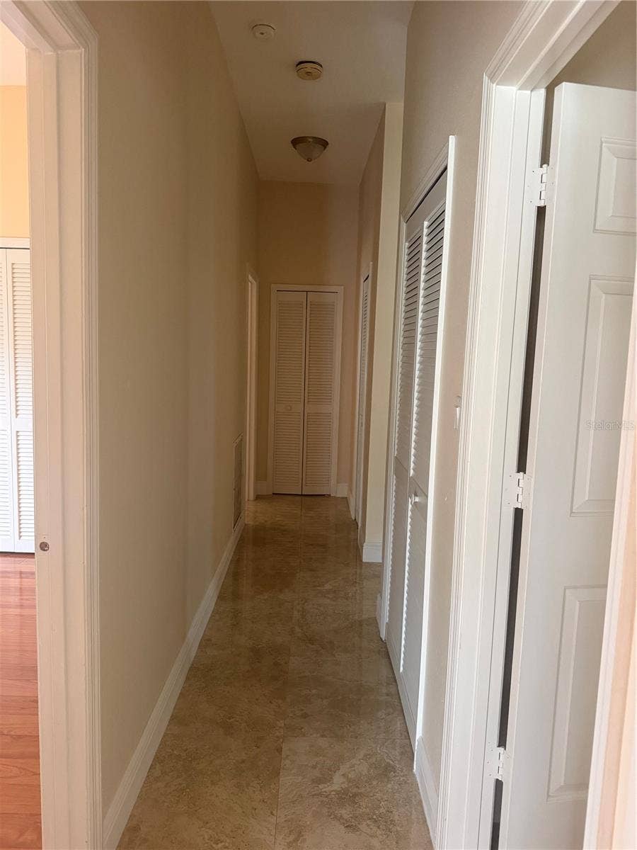 1760 LAKE TERRACE DR, Eustis, FL 32726 Hallway to the rooms