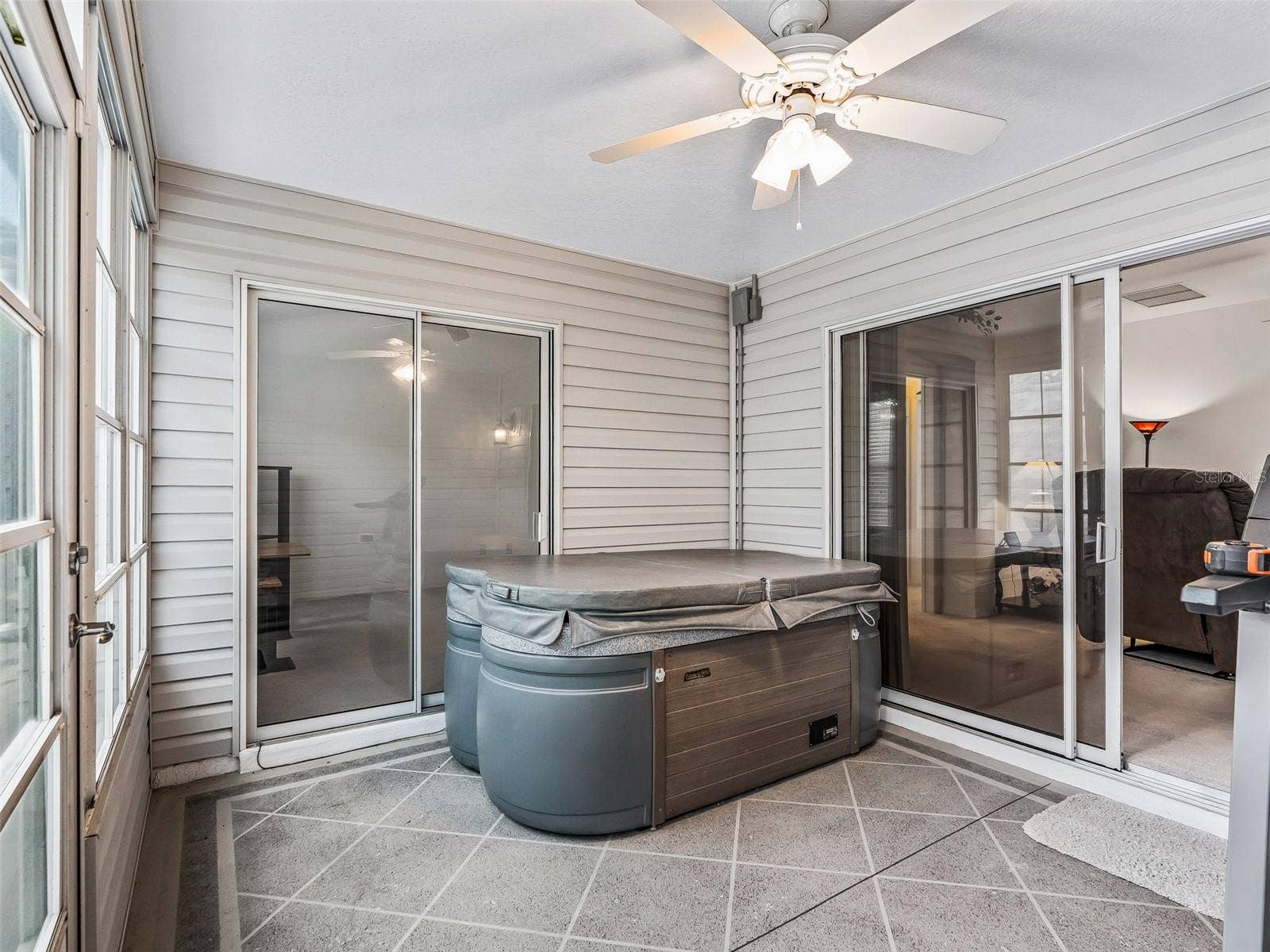 764 BAISLEY TRAIL, The Villages, FL 32162 Lanai with Vinyl Windows