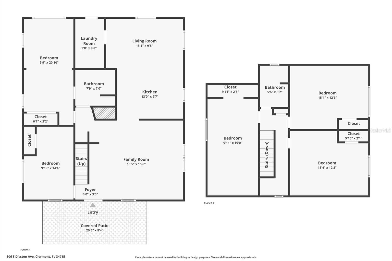 306 S DISSTON AVENUE, Minneola, FL 34715 FLOORPLAN