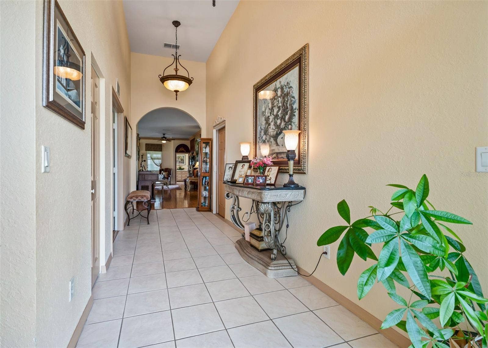 Foyer w/10 ft ceiling