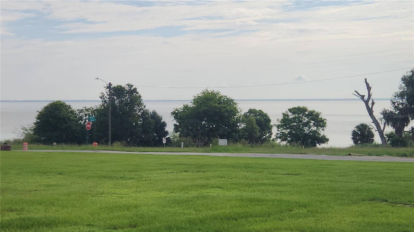 17653 BROAD STREET, Montverde, FL 34756 Beautiful view of Lake Apopka from front yard