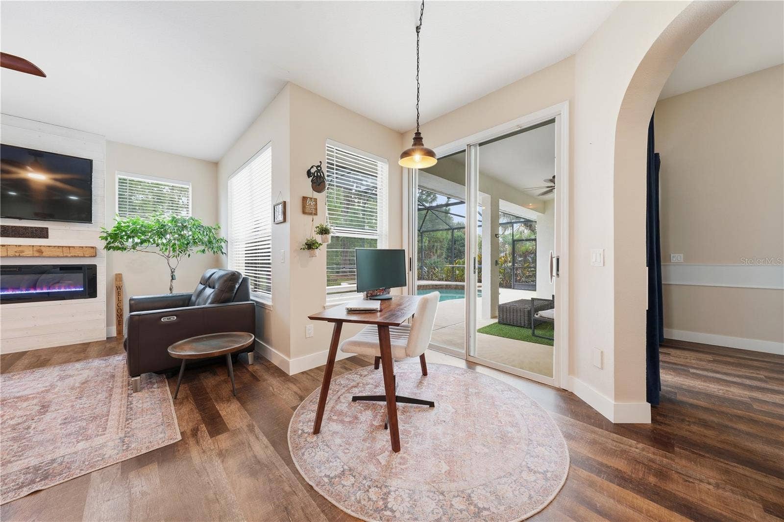 2360 PARK FOREST BOULEVARD, Mount Dora, FL 32757 Office space off family room.