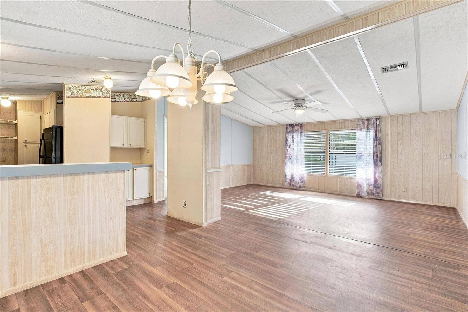 From dining to Family room