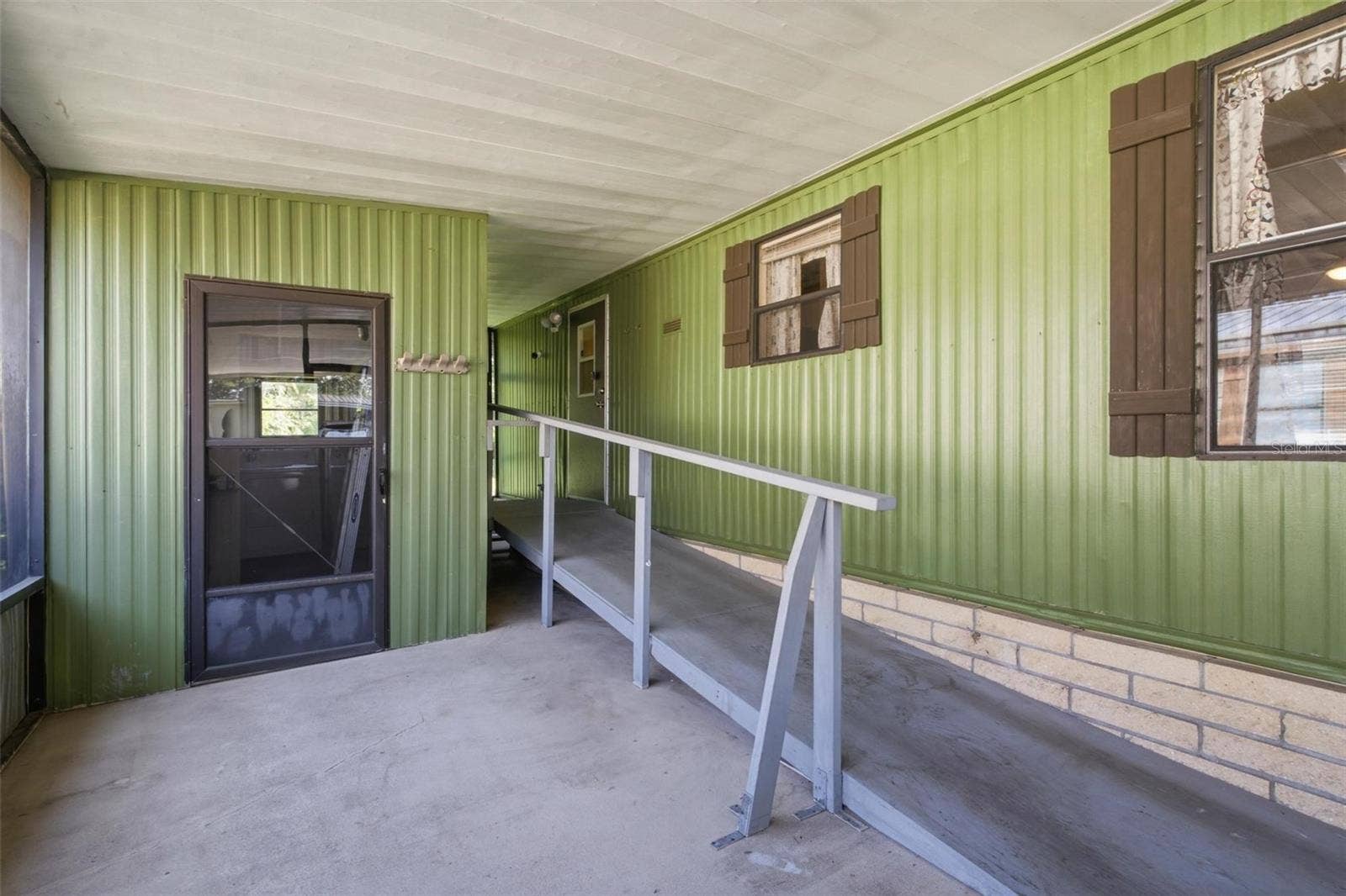 Ramp to back door.
