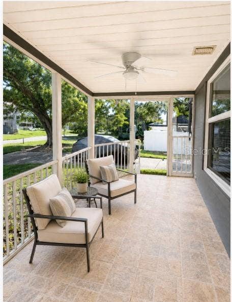 Staged Porch