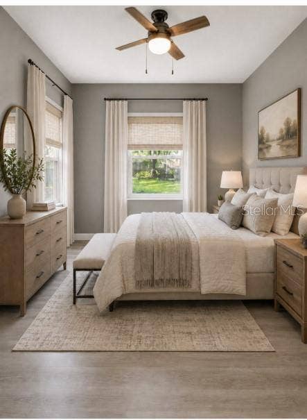 Staged 2nd Bedroom