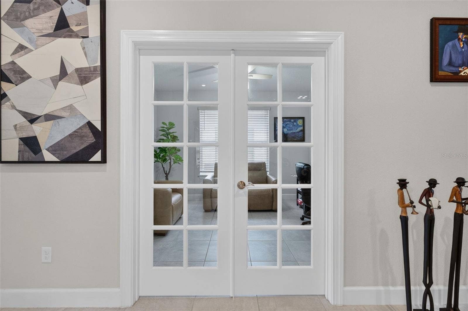 908 BRAEWOOD DRIVE, Clermont, FL 34715 French Doors -Den/Office