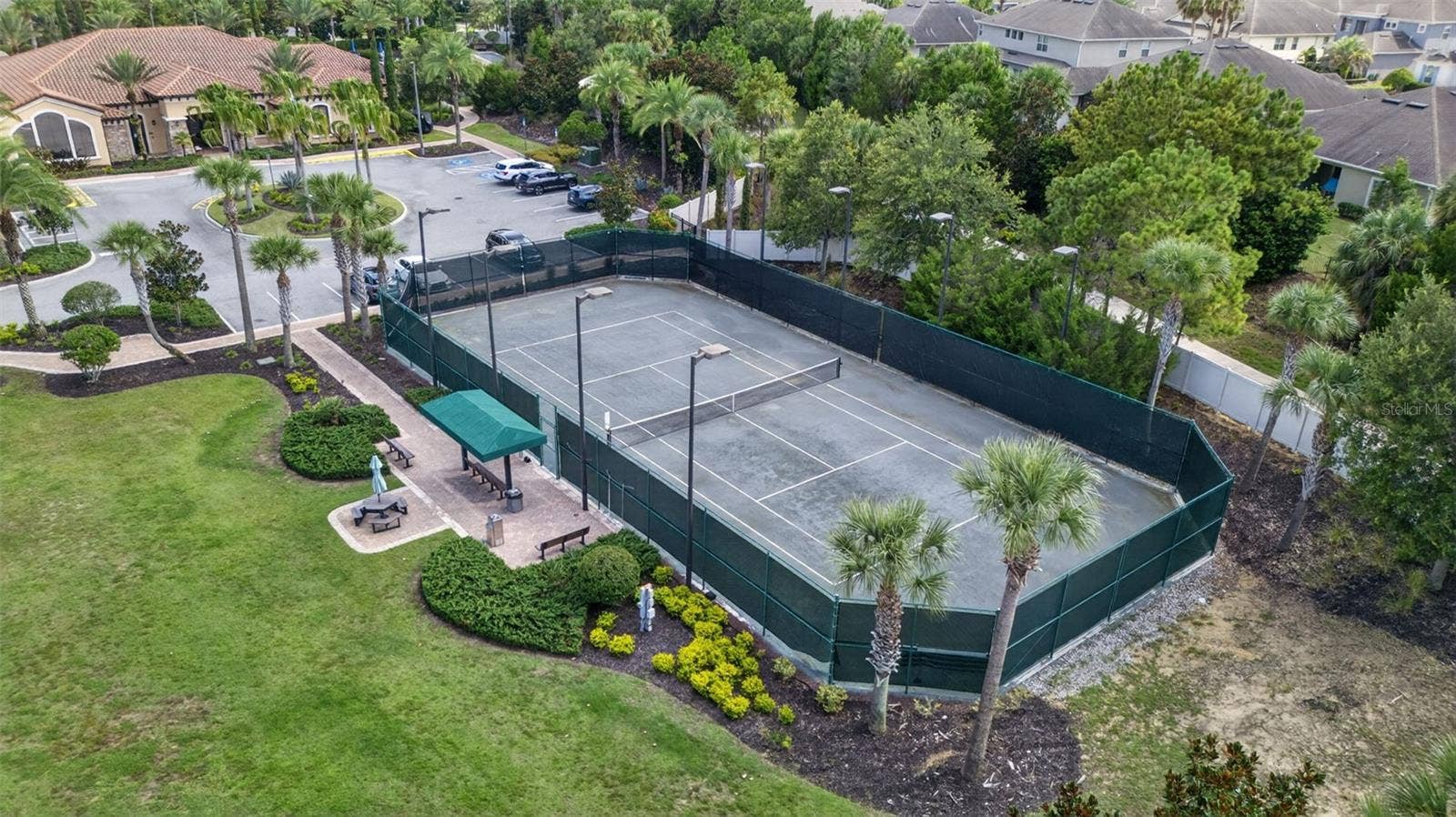 908 BRAEWOOD DRIVE, Clermont, FL 34715 Tennis Court