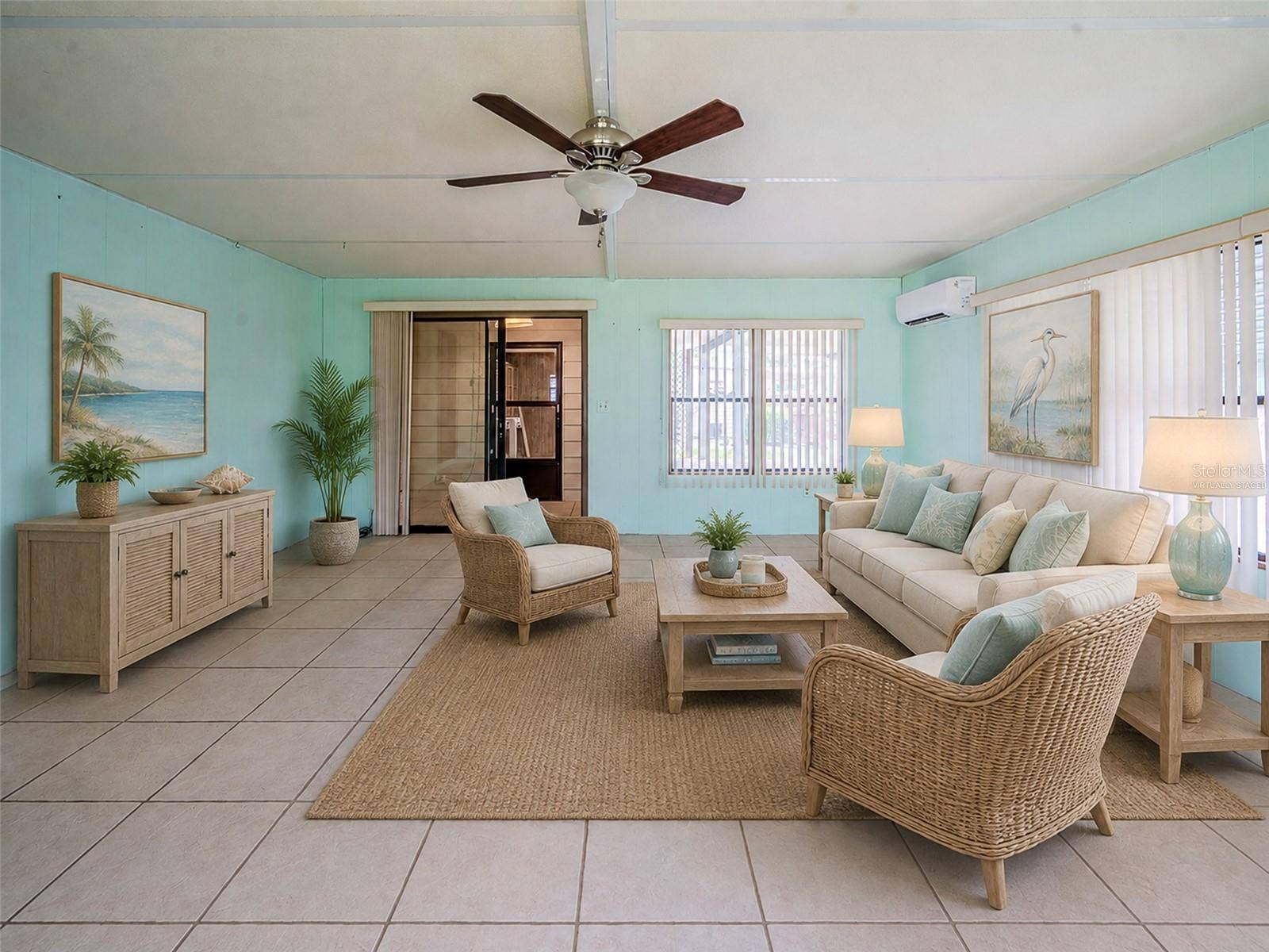 1021 HILLTOP ROAD, Tavares, FL 32778 Florida room, virtually staged