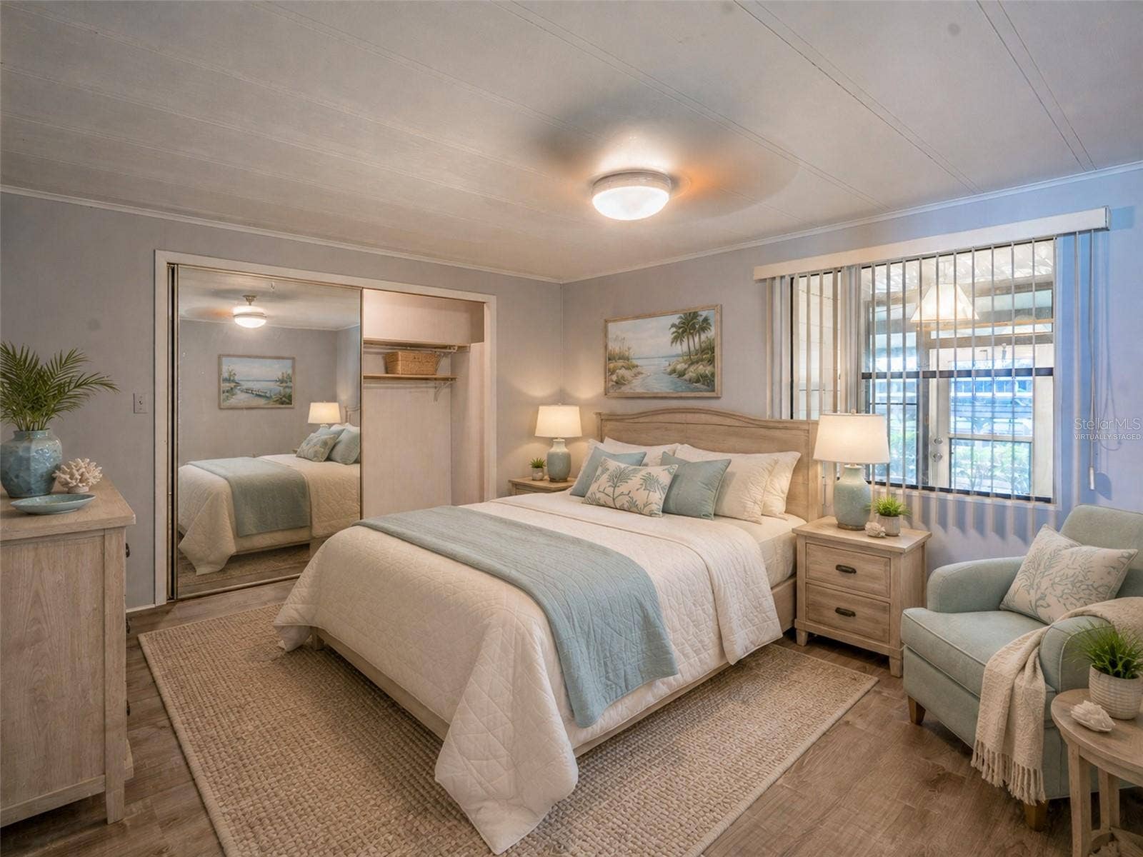 1021 HILLTOP ROAD, Tavares, FL 32778 Second bedroom, virtually staged