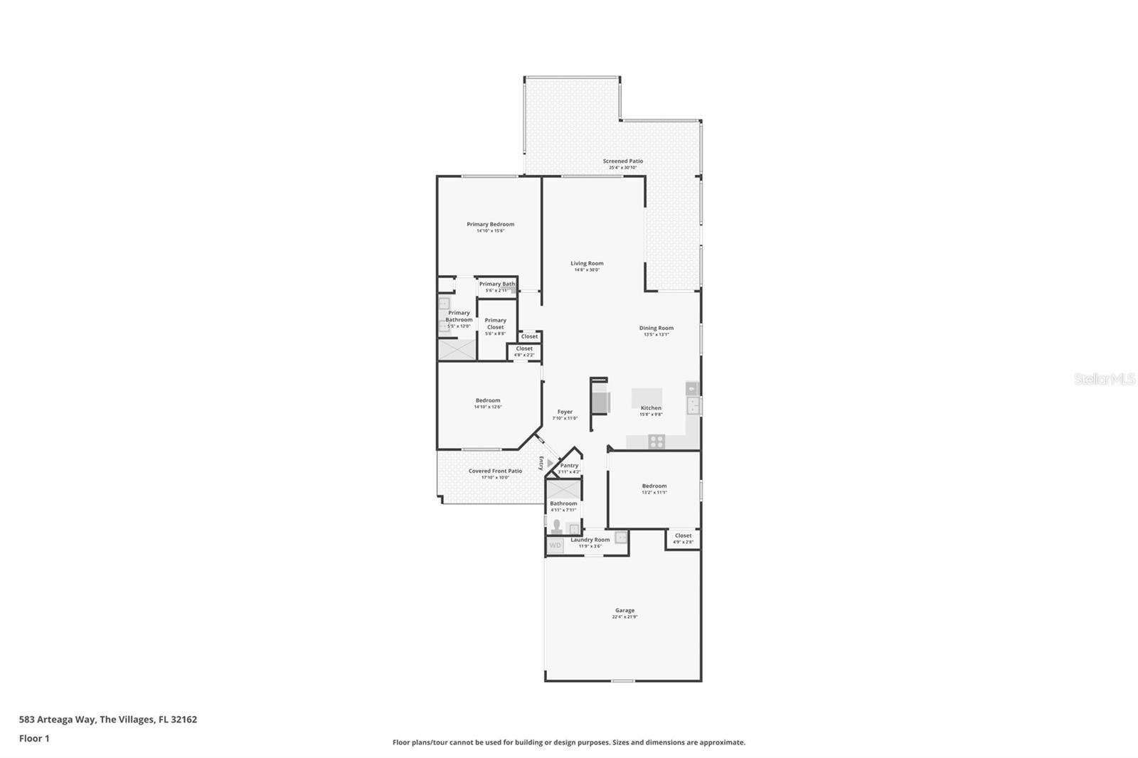 583 ARTEAGA WAY, The Villages, FL 32162 Floor Plan