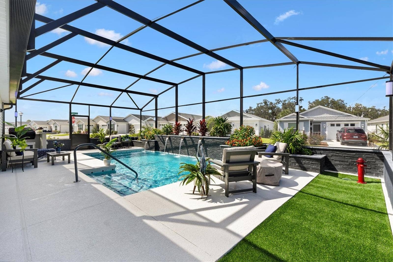 7253 TELFORT TERRACE, The Villages, FL 34762 Salt Water Pool with Outdoor Kitchen